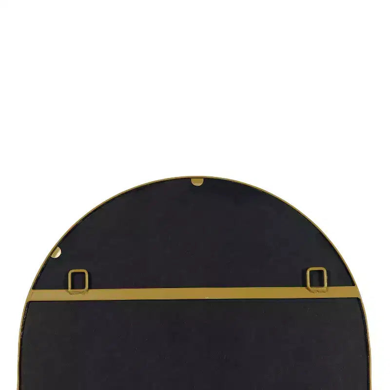 Merrick Lane Arched Metal Framed Wall Mirror for Entryways, Dining Rooms, and Living Rooms