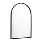 Merrick Lane Arched Metal Framed Wall Mirror for Entryways, Dining Rooms, and Living Rooms