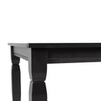 Tavolo da pranzo in legno Merrick Lane con gambe scolpite