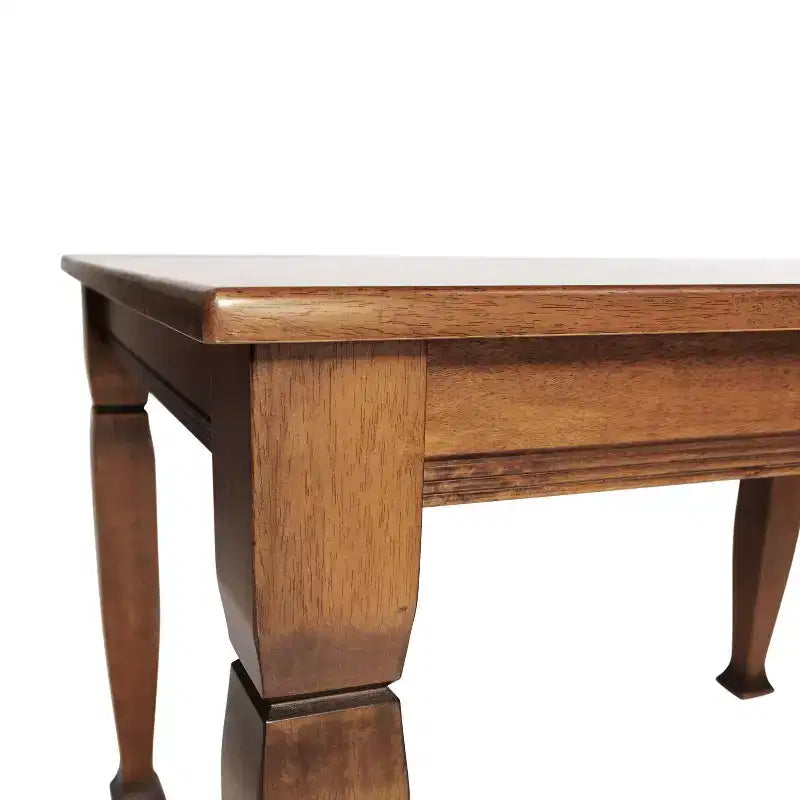 Tavolo da pranzo in legno Merrick Lane con gambe scolpite