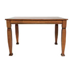 Tavolo da pranzo in legno Merrick Lane con gambe scolpite