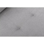 Divano sezionale a L a 5 posti con funzione letto, con pouf contenitore, vano contenitore nel bracciolo e ricarica USB per soggiorno, 84,75 pollici