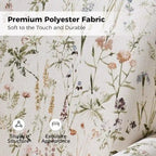 Poltrona girevole a dondolo Georg Comfortable Floral Fabric con braccioli arrotolati di HULALA HOME