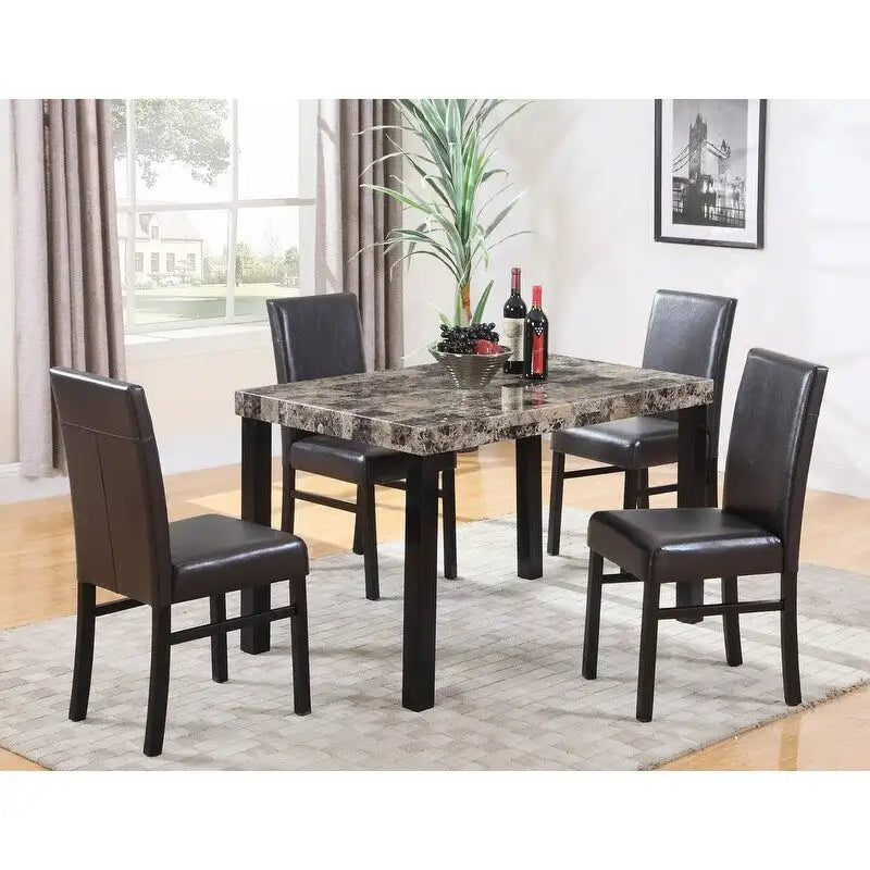 Tavolo da pranzo rettangolare da 48 pollici Best Master Furniture