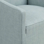 Madison Park Charlotte Dining Arm Chair with Casters