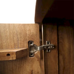 Brantley Madia con 2 cassetti, larghezza 160 cm, marrone