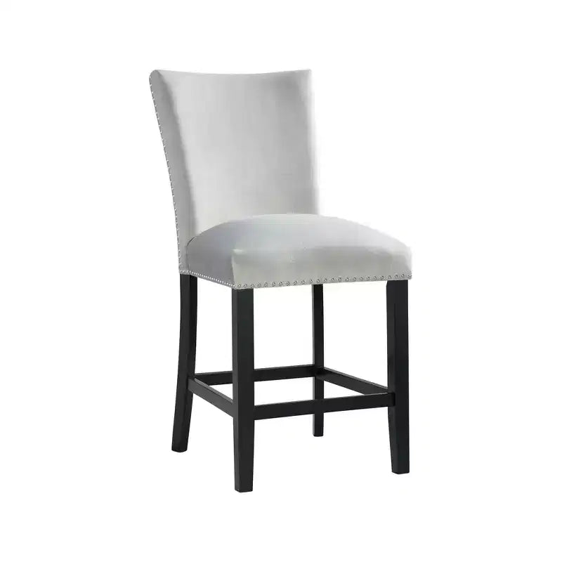 Set of 2 Celine Velvet Counter Height Barstools - Picket House Furnishings