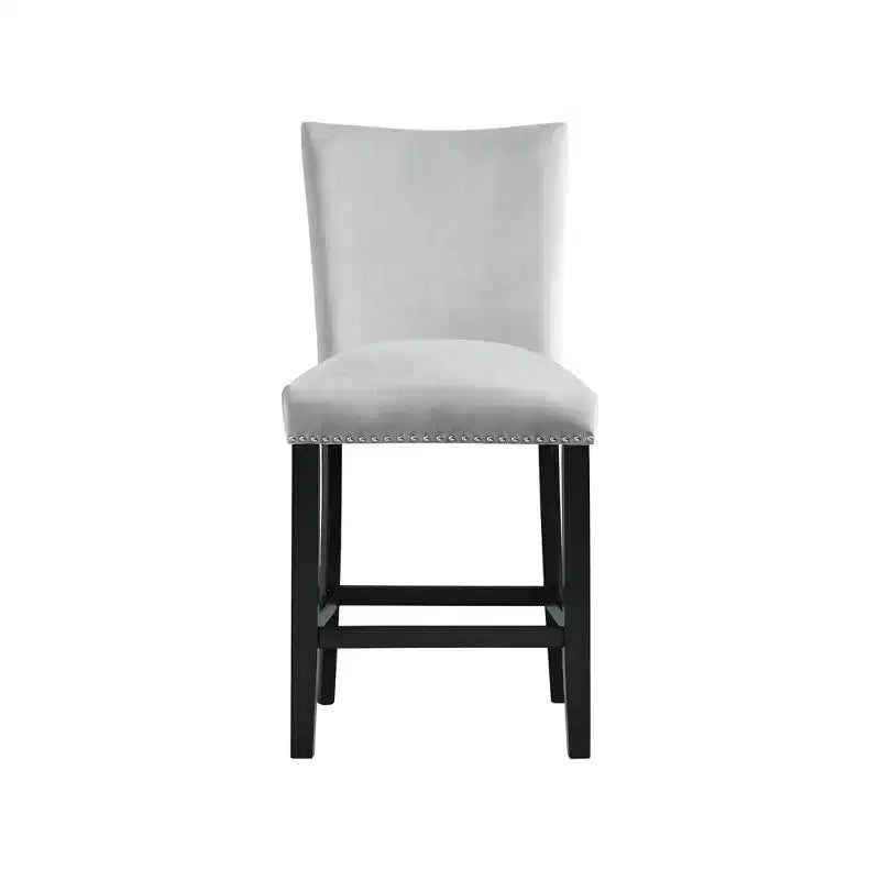 Set of 2 Celine Velvet Counter Height Barstools - Picket House Furnishings