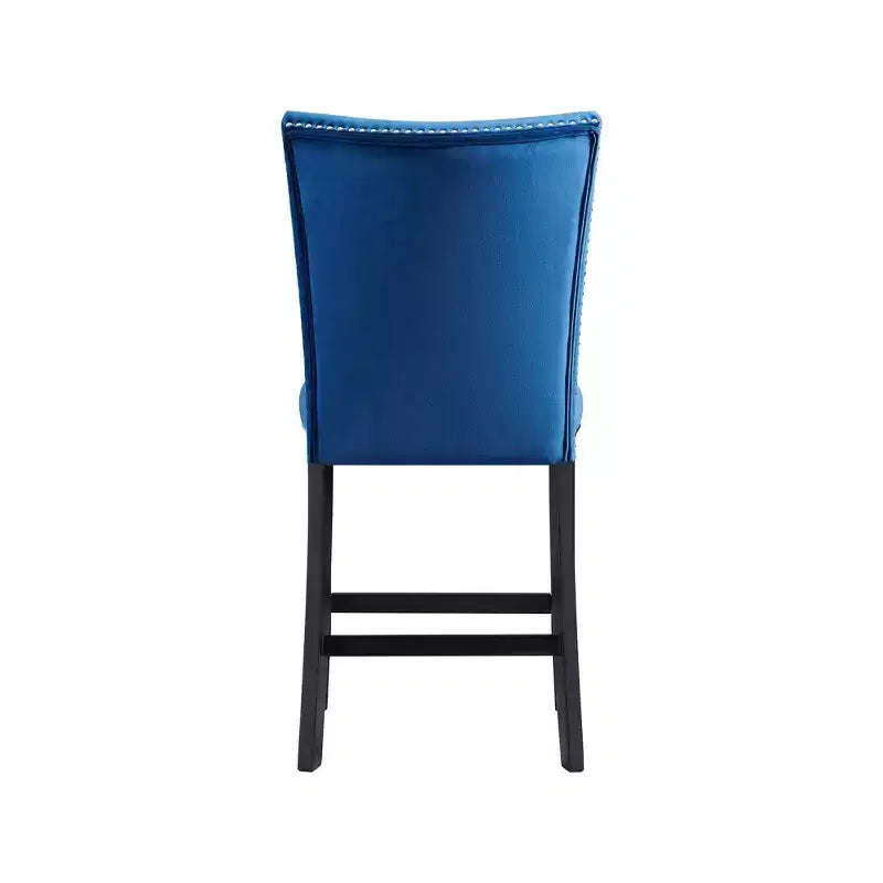 Set of 2 Celine Velvet Counter Height Barstools - Picket House Furnishings