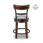 Valebeck Upholstered Swivel Counter Height Barstool - Signature Design by Ashley