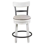 Valebeck Upholstered Swivel Counter Height Barstool - Signature Design by Ashley