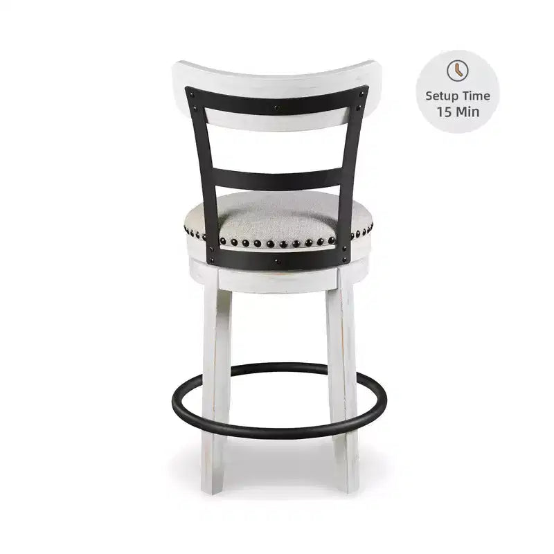 Valebeck Upholstered Swivel Counter Height Barstool - Signature Design by Ashley