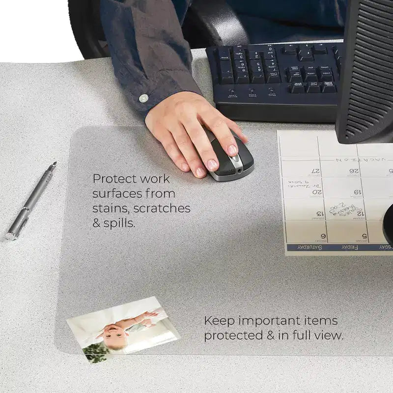 Artistic Double Layer Desk Pad