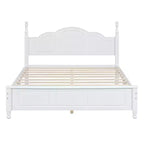 3 PCS Bedroom Sets, Queen/Full Size Wood Platform Bed with Two Nightstands-ModernLuxe