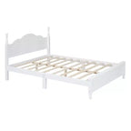 3 PCS Bedroom Sets, Queen/Full Size Wood Platform Bed with Two Nightstands-ModernLuxe