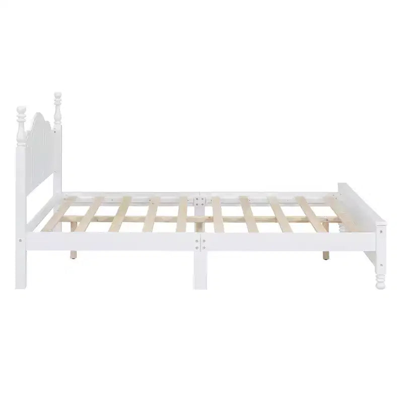 3 PCS Bedroom Sets, Queen/Full Size Wood Platform Bed with Two Nightstands-ModernLuxe