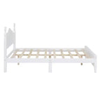 3 PCS Bedroom Sets, Queen/Full Size Wood Platform Bed with Two Nightstands-ModernLuxe