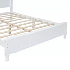 3 PCS Bedroom Sets, Queen/Full Size Wood Platform Bed with Two Nightstands-ModernLuxe