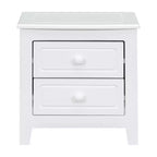 3 PCS Bedroom Sets, Queen/Full Size Wood Platform Bed with Two Nightstands-ModernLuxe