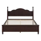 3 PCS Bedroom Sets, Queen/Full Size Wood Platform Bed with Two Nightstands-ModernLuxe