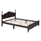 3 PCS Bedroom Sets, Queen/Full Size Wood Platform Bed with Two Nightstands-ModernLuxe