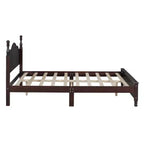 3 PCS Bedroom Sets, Queen/Full Size Wood Platform Bed with Two Nightstands-ModernLuxe