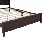 3 PCS Bedroom Sets, Queen/Full Size Wood Platform Bed with Two Nightstands-ModernLuxe