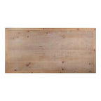 Scrivania rustica in legno intagliato Wyldwood di Kate e Laurel