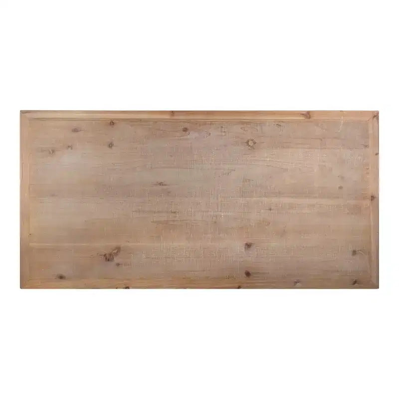 Kate and Laurel Wyldwood Rustic Carved Wood Desk
