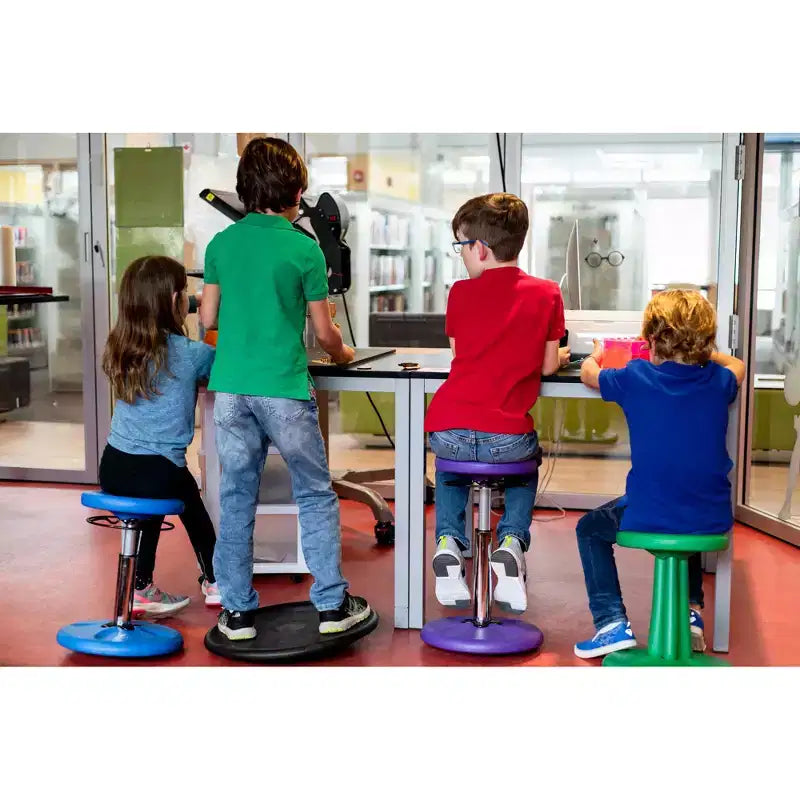 Kore Design Sedia Girevole e Regolabile per Bambini, 16.5-24, Giallo