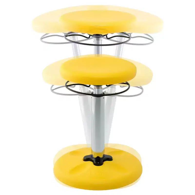 Kore Design Sedia Girevole e Regolabile per Bambini, 16.5-24, Giallo