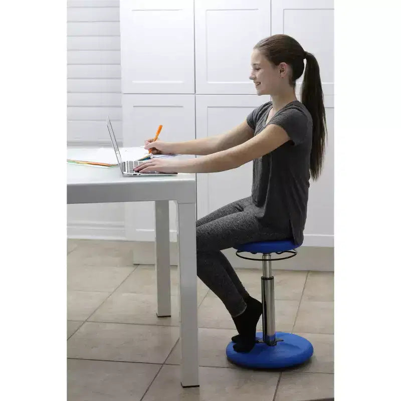 Kore Design Sedia Girevole e Regolabile per Bambini, 16.5-24, Giallo