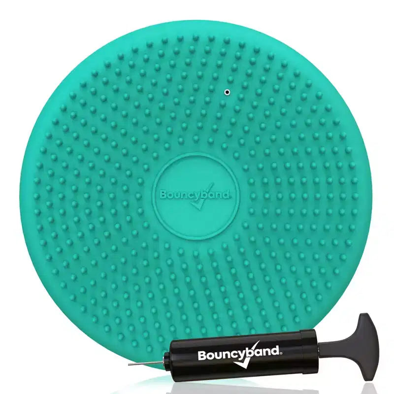 Cuscino sensoriale Bouncyband Little Wiggle Seat, verde menta