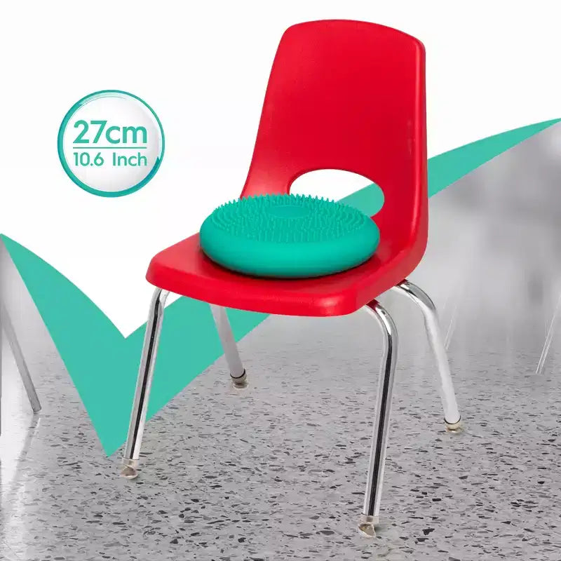 Cuscino sensoriale Bouncyband Little Wiggle Seat, verde menta