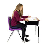 Bouncyband Portable Wiggle Seat Sensory Cushion, Blue