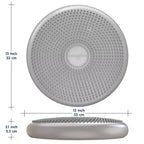 Bouncyband Big Wiggle Seat Sensory Cushion, Silver