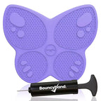 Bouncyband Wiggle Seat Sensory Cushion, Purple Butterfly