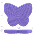 Bouncyband Wiggle Seat Sensory Cushion, Purple Butterfly