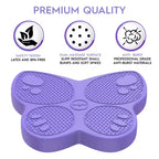 Bouncyband Wiggle Seat Sensory Cushion, Purple Butterfly