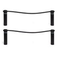 Bouncybands for Extra-Wide School Desks, Black Tubes, Pack of 2