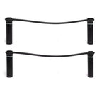 Bouncybands for Extra-Wide School Desks, Black Tubes, Pack of 2