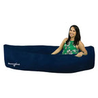 Bouncyband Comfy Peapod 80 Inflatable Sensory Pod (Blue) - Calming Sensory Toys for Kids & Toddlers