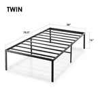 Best Price Mattress 16 Classic Metal Platform Bed Frame