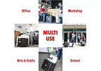 dbest products Quik Cart Sport Collapsible Rolling Wheels Crate For Teachers - 80 lbs Capacity