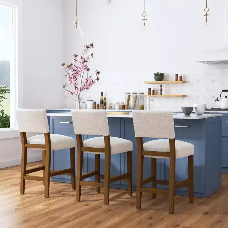 Open Back Counter Height Barstool - HomePop