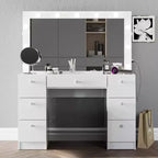 Ananke Lighted Makeup Vanity - Boahaus