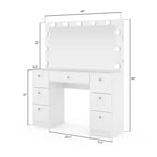 Ananke Lighted Makeup Vanity - Boahaus