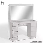 Ananke Lighted Makeup Vanity - Boahaus