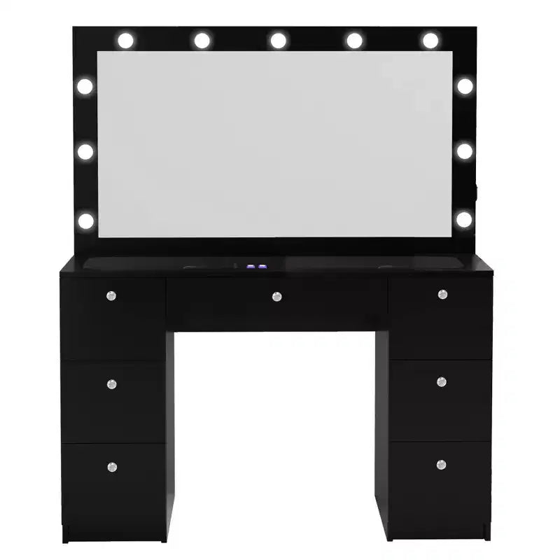 Ananke Lighted Makeup Vanity - Boahaus