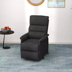 HOMCOM Power Lift Assist Recliner Chair for Elderly with Remote Control, Linen Fabric Upholstery